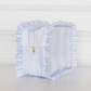 Blue Fawn Ruffled Nylon XL Pouch