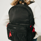 Go-To Organized Puffer Nylon Backpack - Black - Southern Belle Boutique
