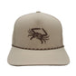 Drifter 5 Panel Snapback Hat - Khaki