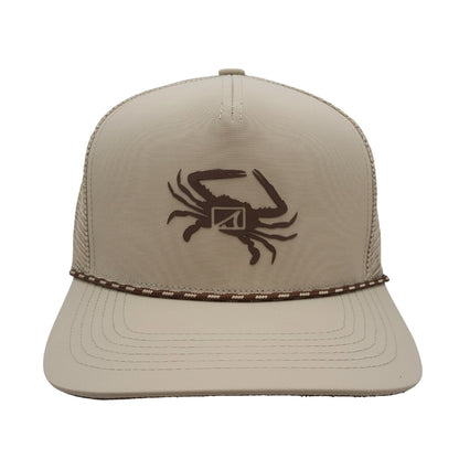 Drifter 5 Panel Snapback Hat - Khaki - Southern Belle Boutique