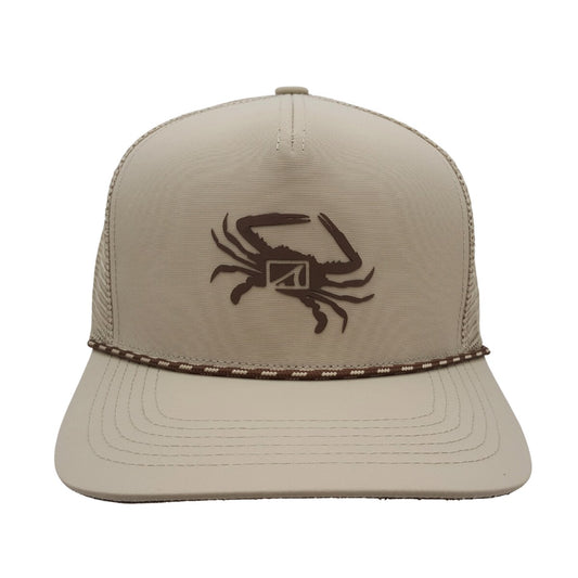 Drifter 5 Panel Snapback Hat - Khaki - Southern Belle Boutique