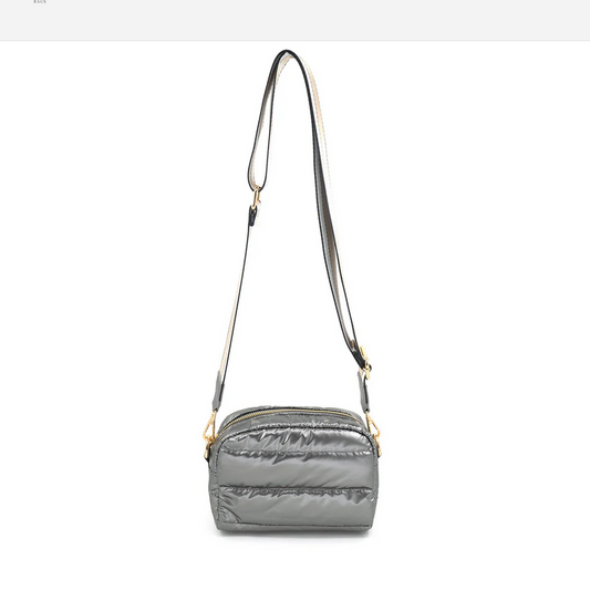 Pewter Puffer Bag