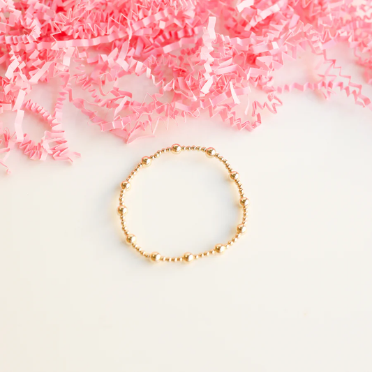 Lively Bracelet - Gold 6.75" - Southern Belle Boutique