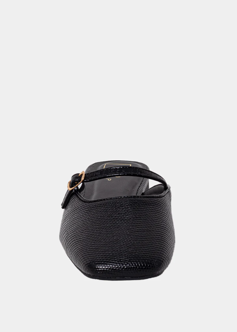 Athena Slide - Black Lizard