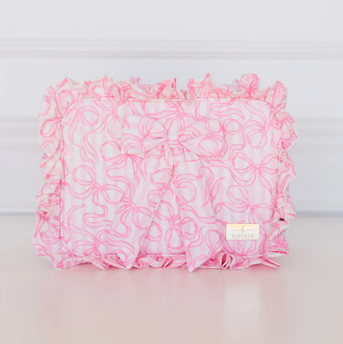 Quilted Coquette XL Pouch - Southern Belle Boutique