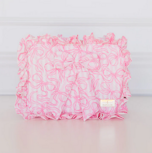 Quilted Coquette XL Pouch - Southern Belle Boutique