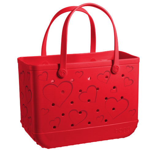 Original Bogg - Conversation Hearts Bright Red - Southern Belle Boutique