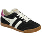 Elan Trainer Black/Off White/Fuchsia Sneaker