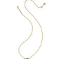 Parker Fish Short Pendant Necklace Gold Abalone Shell - Southern Belle Boutique