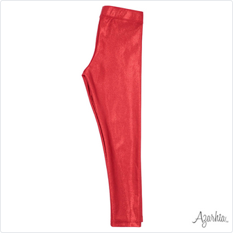 Shimmer Leggings - Red - Southern Belle Boutique
