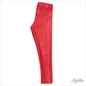 Shimmer Leggings - Red