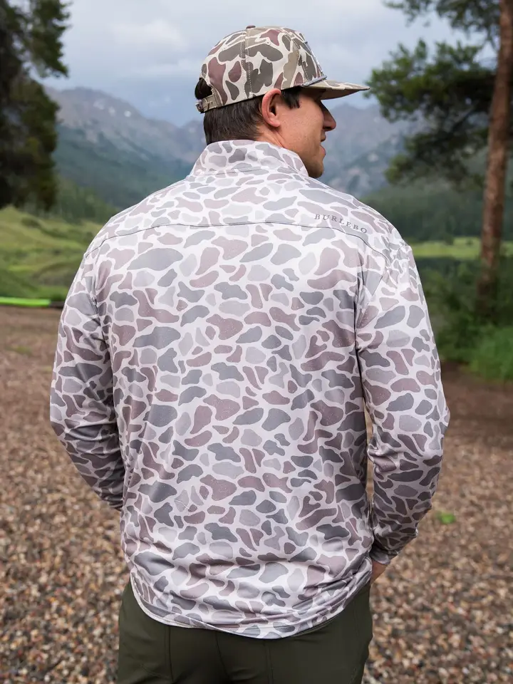 Performance Quarter Zip - Classic Deer Camo