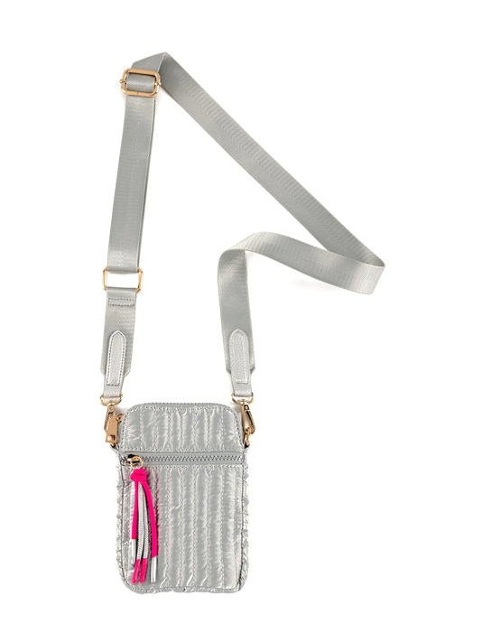 Logan Phone Holder, Silver - Southern Belle Boutique