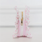 Ruffled Nylon Tech Organizer - Pink Polka Stripe - Southern Belle Boutique