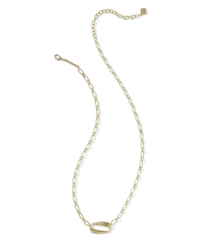 Kira Short Pendant Necklace - Gold - Southern Belle Boutique