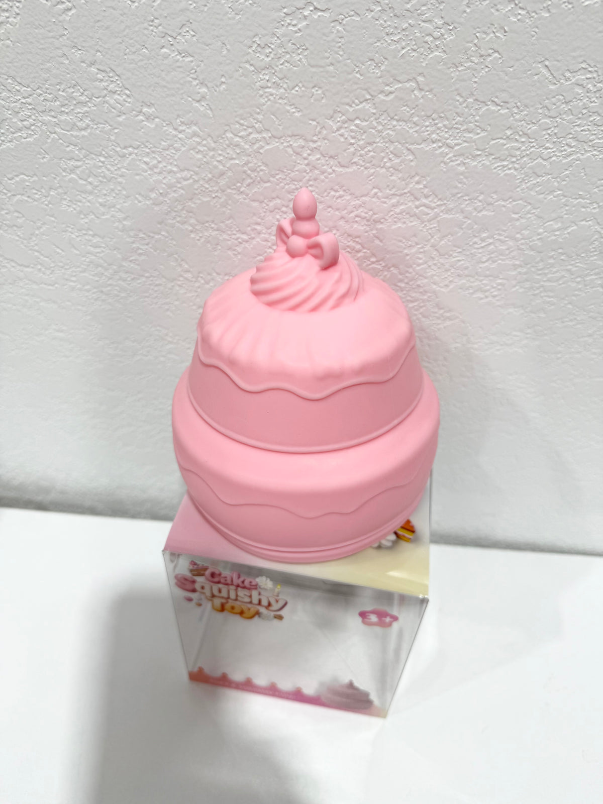 2 Layered Birthday Cake Squishy - Pink - Southern Belle Boutique