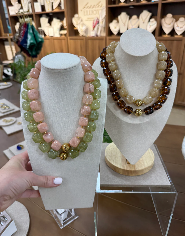 Chunky Beaded Necklace -