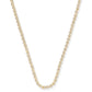 Emery Tennis Necklace - Gold White Crystal