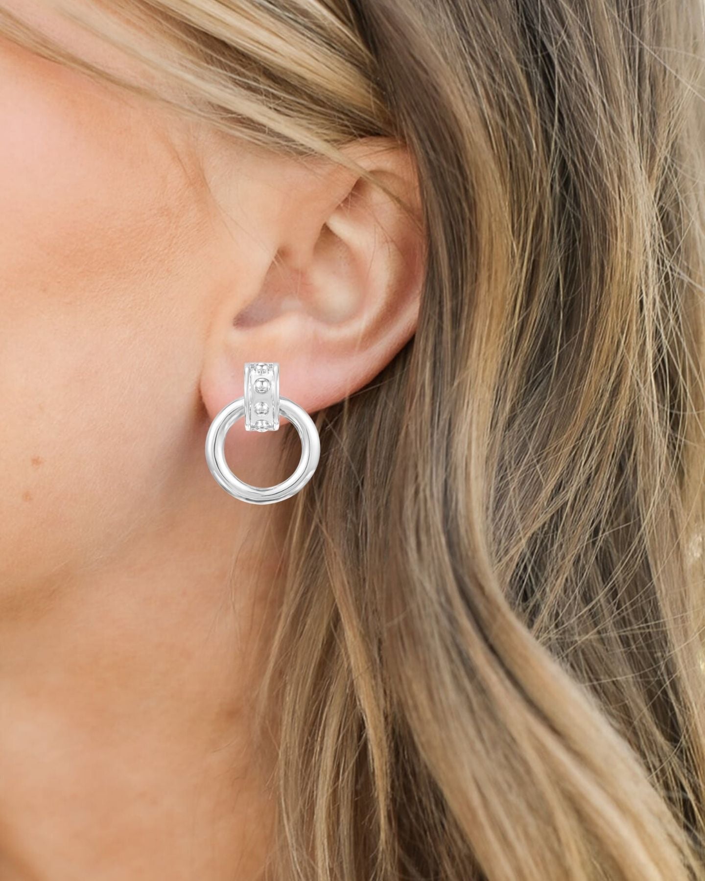 Enchanted Doorknocker Earrings - Silver - Southern Belle Boutique