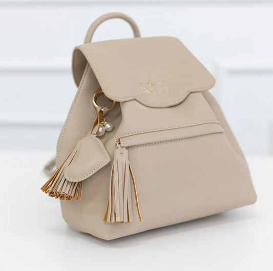 Mini Backpack - Nude - Southern Belle Boutique