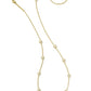 Jane Strand Necklace - Gold White Enamel - Southern Belle Boutique
