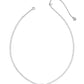 Elisa Tennis Necklace Silver Ivory Mother Of Pearl - Southern Belle Boutique