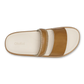 Pae Leather Slide Sandals - Tan/White Sand - Southern Belle Boutique