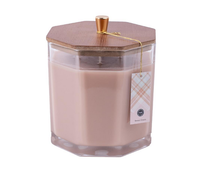 Holiday Large Decor Candle - Sweet Grace - Southern Belle Boutique