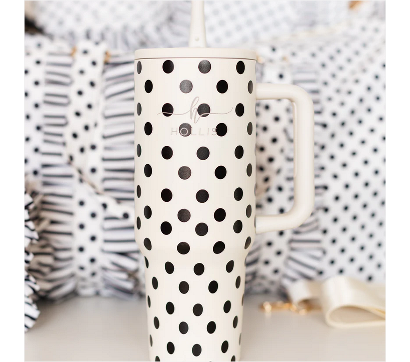 HydroChic Tumbler - Polka Dot - Southern Belle Boutique