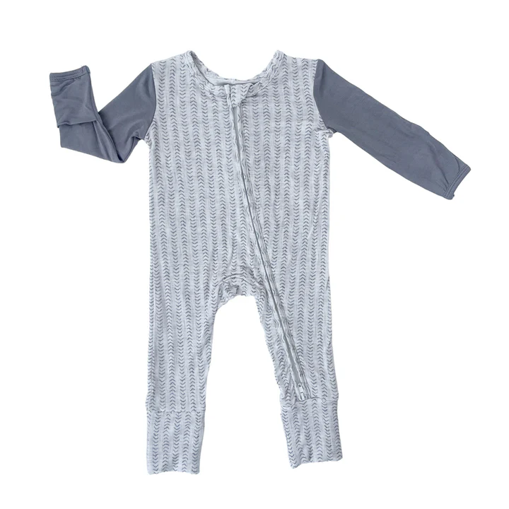 Grayson Zip Footie - Southern Belle Boutique