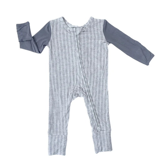 Grayson Zip Footie - Southern Belle Boutique