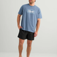 Huk Script Tee - Stormy Blue - Southern Belle Boutique