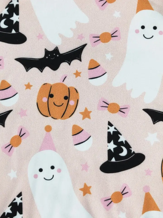 Halloween Stripes Baby Romper