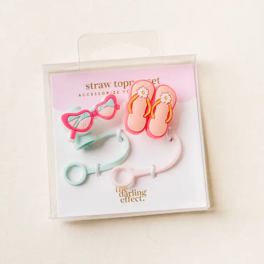 Straw Topper Set-Sunny Style - Southern Belle Boutique