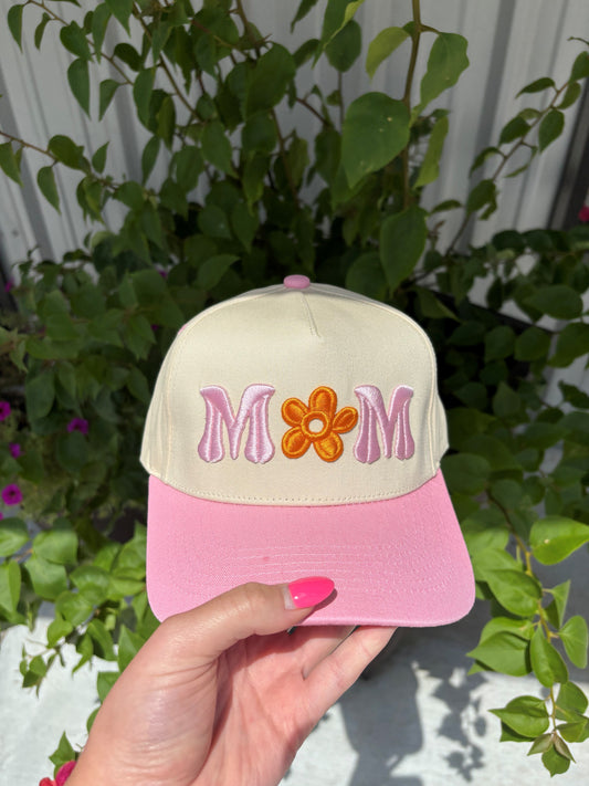 Mama Hat w/Flower - Southern Belle Boutique
