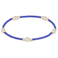 Gameday Hope Purpose Pearl Bracelet - Blue - Southern Belle Boutique