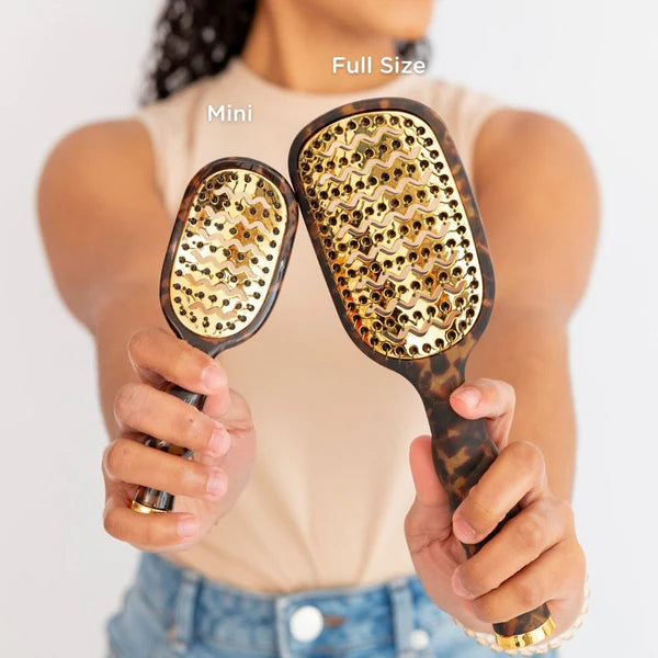 Mini Vented Hair Brush - Tortoise - Southern Belle Boutique