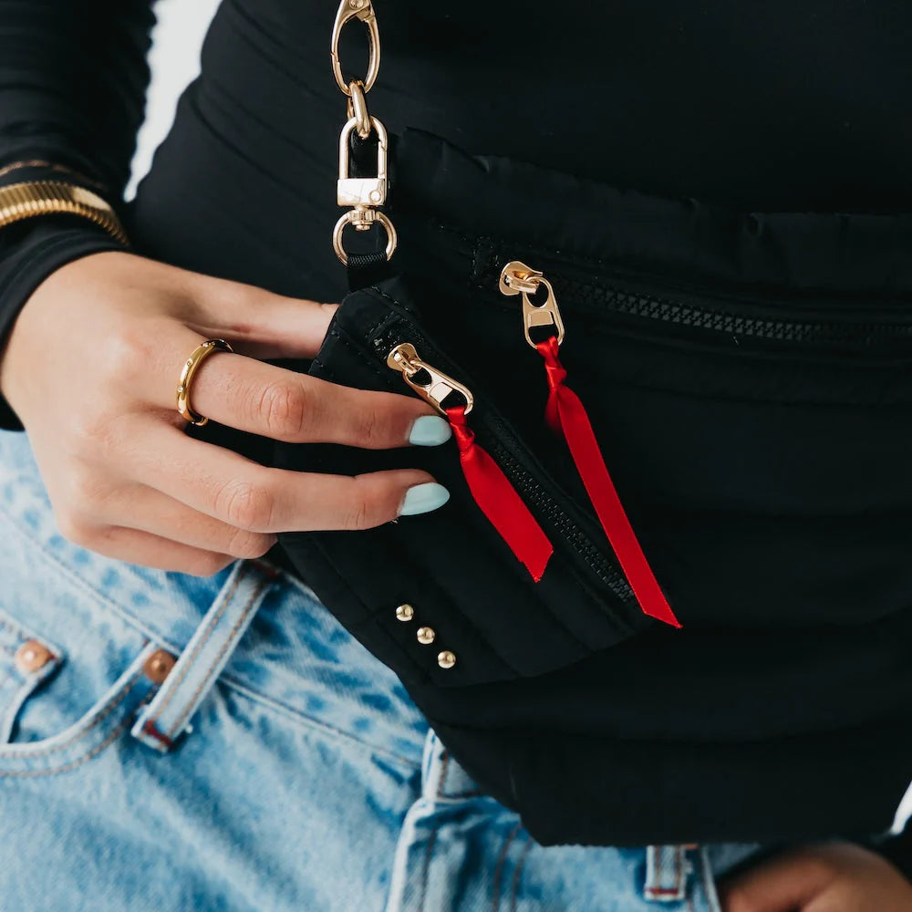 Mini Jolie Bag Charm - Black - Southern Belle Boutique