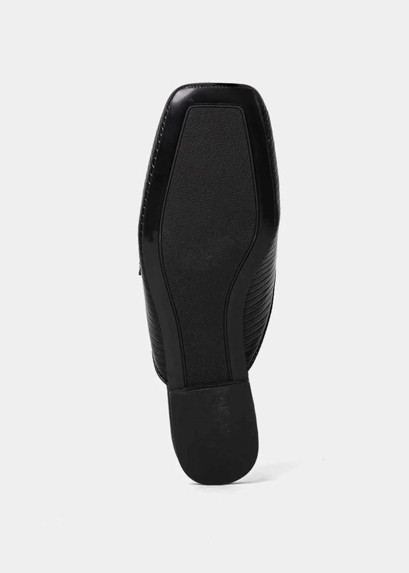 Athena Slide - Black Lizard