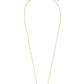 Elisa Short Pendant Necklace Gold Bronze Veined Turquoise Magnesite - Southern Belle Boutique