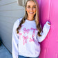 Pink Bow Sweatshirt - PreOrder - Southern Belle Boutique