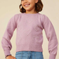 Pearl Hearts Detailed Pullover - Southern Belle Boutique
