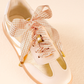 Step It Up Shoelaces - Tan Gingham
