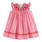 Pink Heart Valentine Smocked Bishop Dress - Southern Belle Boutique