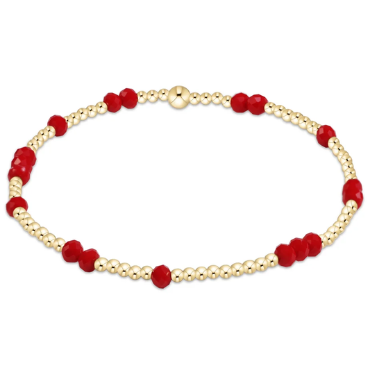 Gameday Flirty Hope Unwritten Bracelet - Red - Southern Belle Boutique