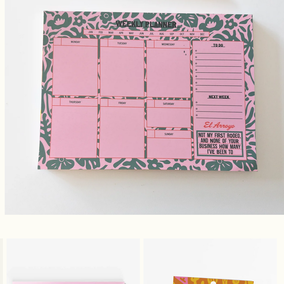 Weekly Planner (52 weeks) - Mentally in Mexico - Southern Belle Boutique