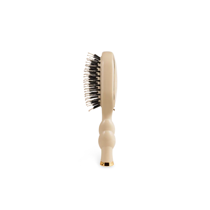 Mini Boar Bristle Hair Brush - Tan - Southern Belle Boutique