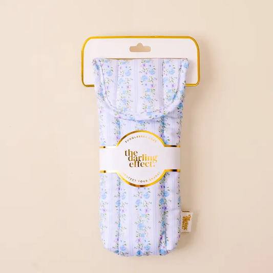 Sunglasses Case-Petal Parade Blue - Southern Belle Boutique
