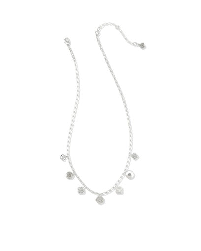 Dira Charm Necklace - Silver - Southern Belle Boutique