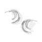 Liana Double Hoop Earrings - Silver